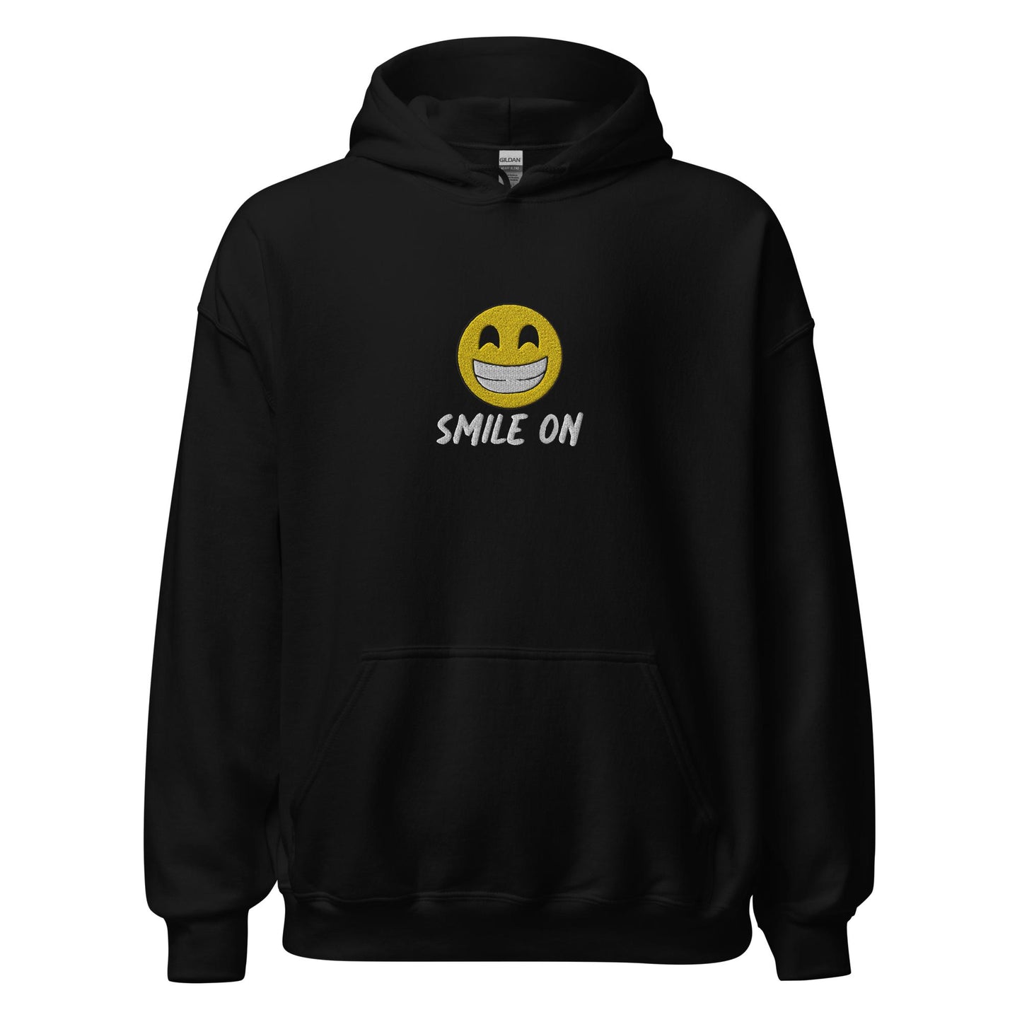 "Smile On" Black Hoodie - OG