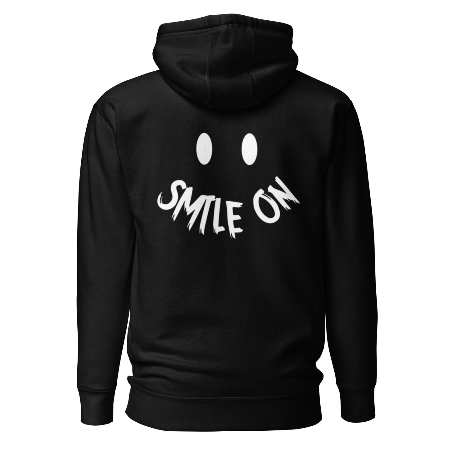 "Smile On" Black Hoodie - OG